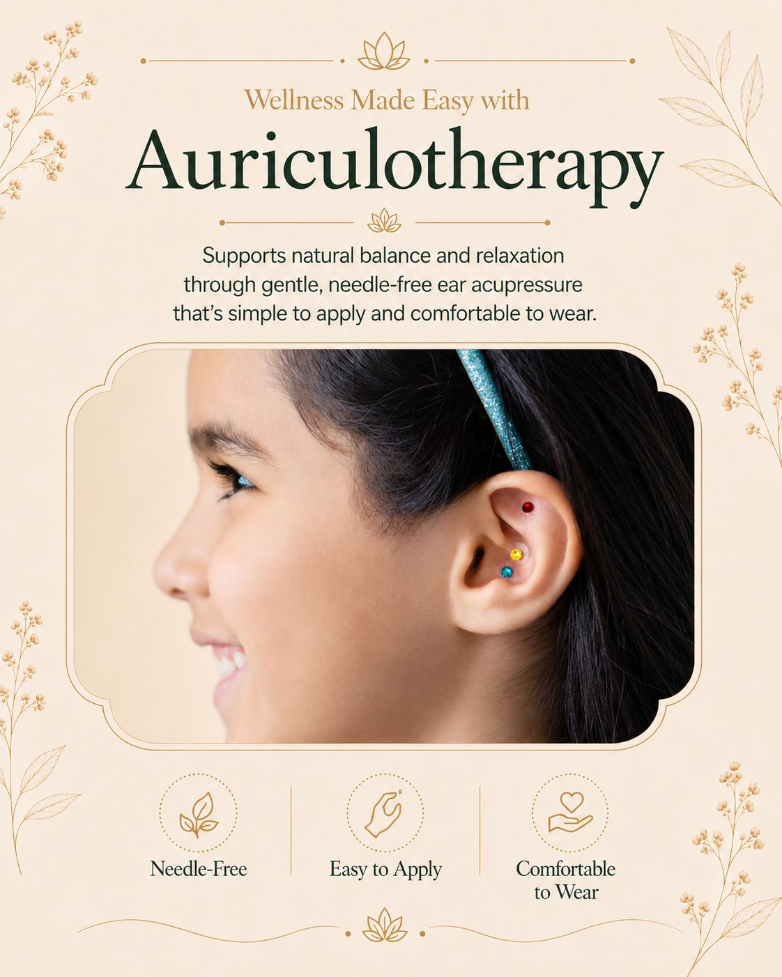 Kids Ear Seeds Chart & Guide, Kid-Friendly Acupressure, Ear Seed Maps, 30+ healing remedies in ONE Guide, How-To Videos, FAQs, 101 workshop